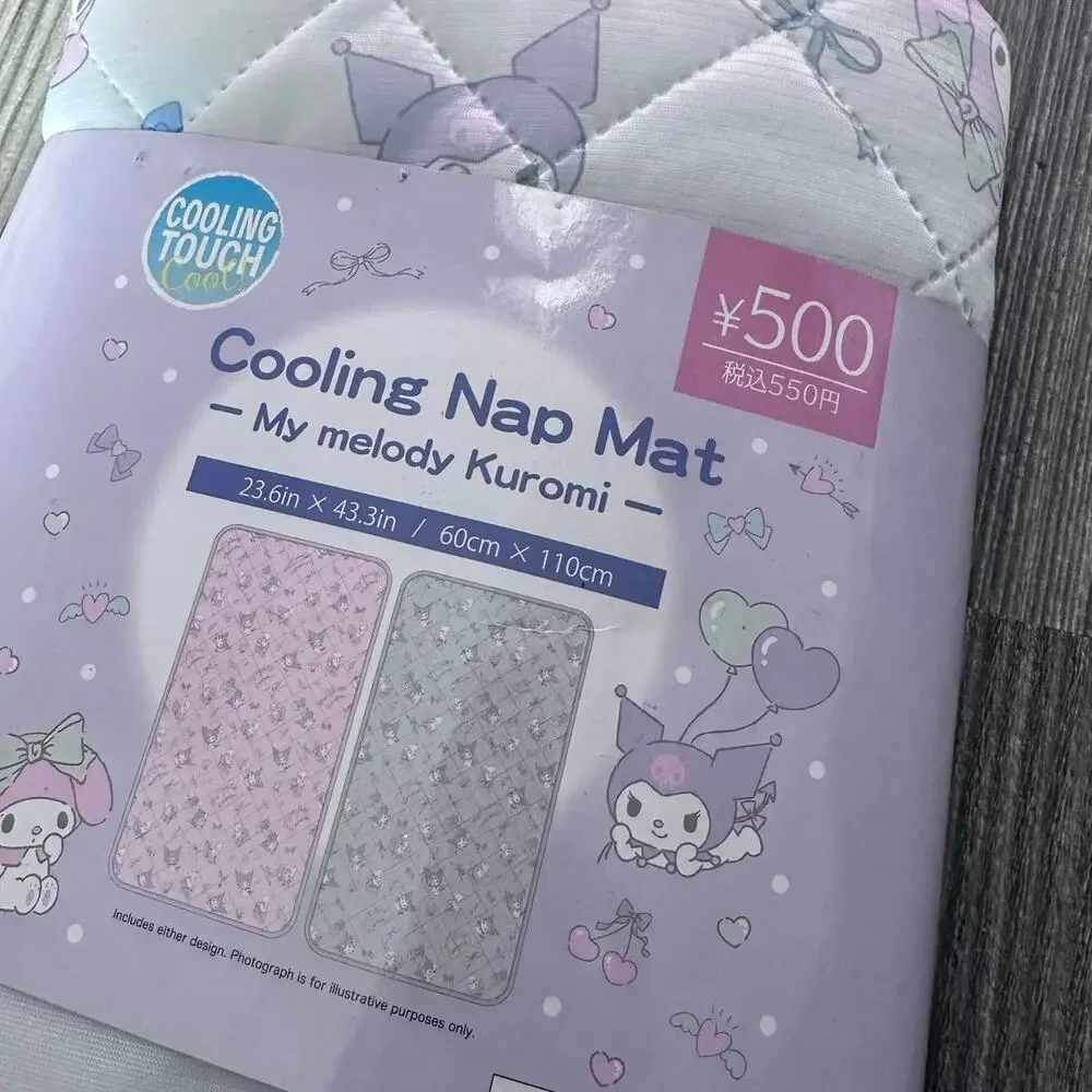 daiso my melody kuromi sanrio cooling nap mat